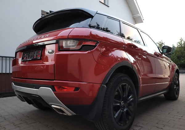 Land Rover Range Rover Evoque cena 84900 przebieg: 92135, rok produkcji 2017 z Pruszcz Gdański małe 631